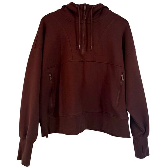 Old Navy burgundy dynamic fleece half zip pullover sweater 2x - Picture 9 of 9